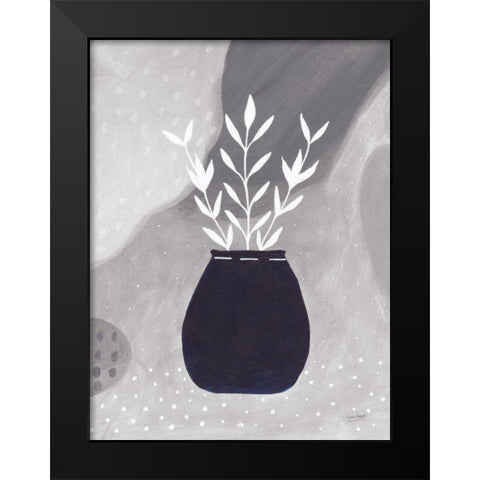 Sweet Love IV Gray Black Modern Wood Framed Art Print by Mack, Lynn