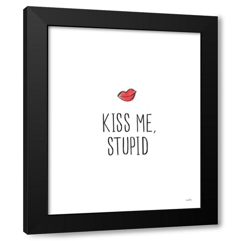 Valentines I Black Modern Wood Framed Art Print by York, Leah