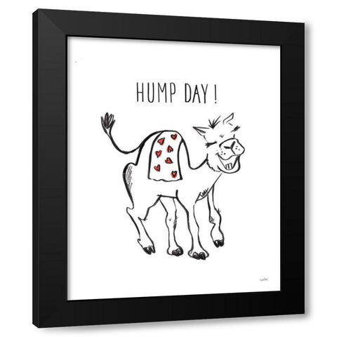 Valentines IV Black Modern Wood Framed Art Print with Double Matting by York, Leah