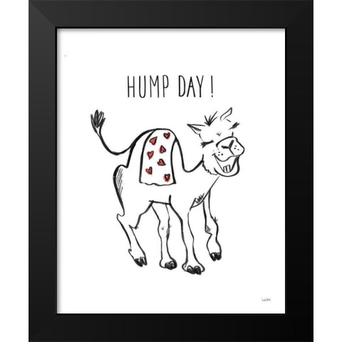 Valentines IV Black Modern Wood Framed Art Print by York, Leah