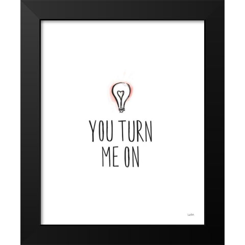 Valentines VII Black Modern Wood Framed Art Print by York, Leah