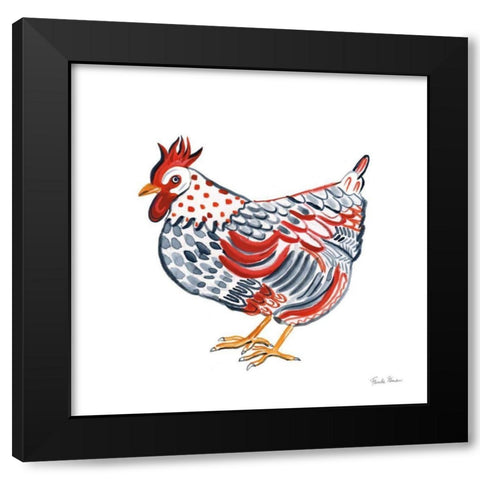 Farm Beauty II Black Modern Wood Framed Art Print with Double Matting by Zaman, Farida