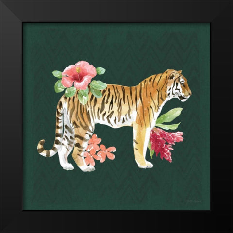 From the Jungle IV Dark Black Modern Wood Framed Art Print by Grove, Beth