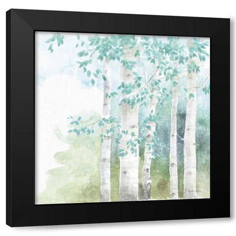 Natures Leaves III No Gold Black Modern Wood Framed Art Print by Grove, Beth