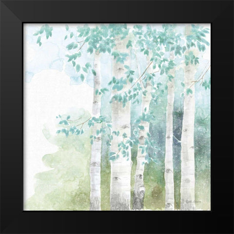 Natures Leaves III No Gold Black Modern Wood Framed Art Print by Grove, Beth