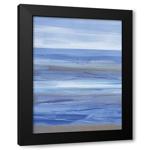 Summer Morning II Black Modern Wood Framed Art Print with Double Matting by Maye, Jo