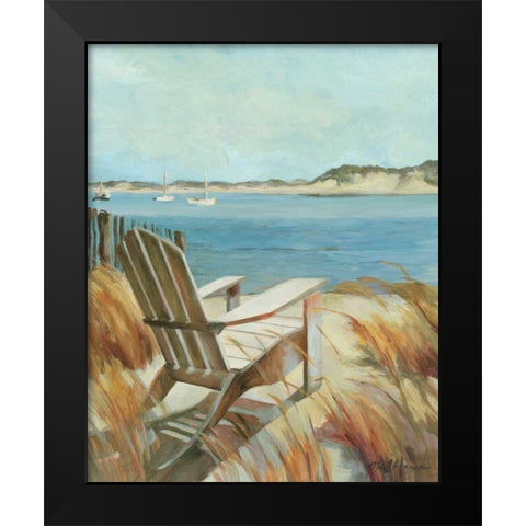Sea Breeze Black Modern Wood Framed Art Print by Hageman, Marilyn