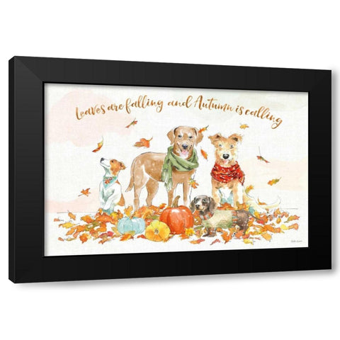 Harvest Dogs I Black Modern Wood Framed Art Print by Grove, Beth