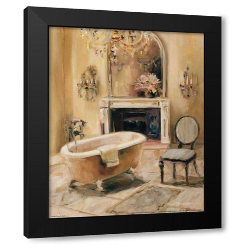 French Bath I Black Modern Wood Framed Art Print with Double Matting by Hageman, Marilyn
