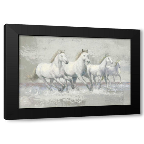 Running Wild Crop I Neutral Black Modern Wood Framed Art Print with Double Matting by Wiens, James