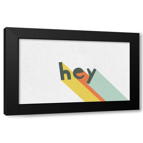 Rainbow Words VIII Black Modern Wood Framed Art Print with Double Matting by Hershey, Moira