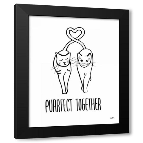 Animalistic II Black Modern Wood Framed Art Print by York, Leah