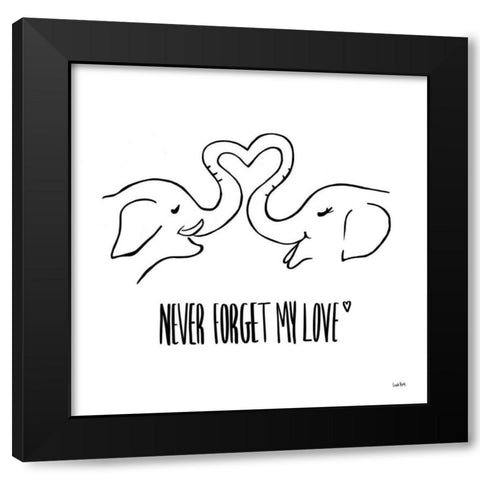 Animalistic III Black Modern Wood Framed Art Print by York, Leah