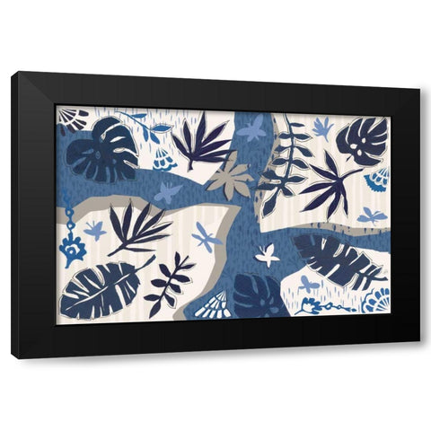 Desert Flair II Black Modern Wood Framed Art Print with Double Matting by Brissonnet, Daphne