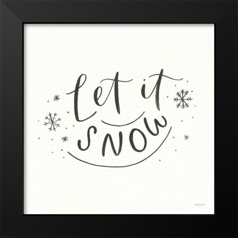 Winter Scene VI Black Modern Wood Framed Art Print by Jackson, Jenaya