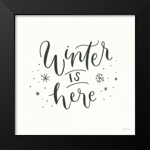Winter Scene VIII Black Modern Wood Framed Art Print by Jackson, Jenaya