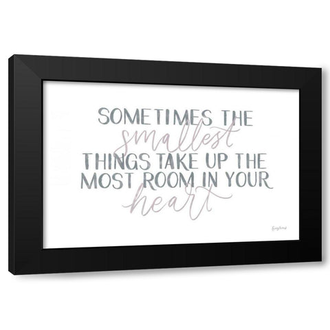 Little Child II Black Modern Wood Framed Art Print with Double Matting by Thorns, Becky