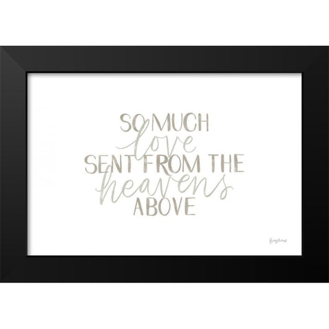 Little Child III Black Modern Wood Framed Art Print by Thorns, Becky