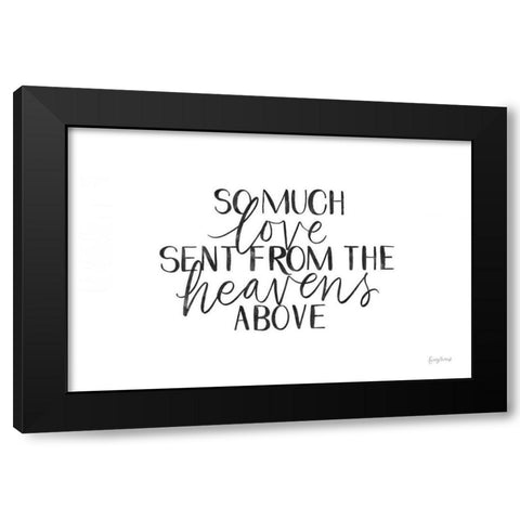 Little Child III BW Black Modern Wood Framed Art Print by Thorns, Becky