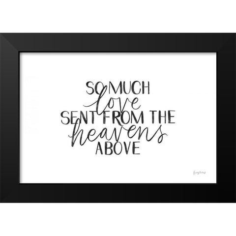 Little Child III BW Black Modern Wood Framed Art Print by Thorns, Becky