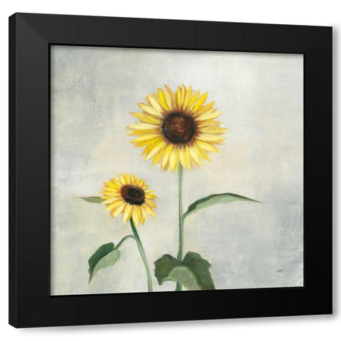 Sunny Blooms I Black Modern Wood Framed Art Print by Purinton, Julia