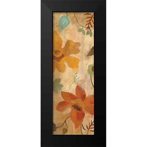 Antique Embroidery I Black Modern Wood Framed Art Print by Vassileva, Silvia
