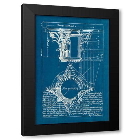 Architectural Drawings I Black Modern Wood Framed Art Print by Wild Apple Portfolio