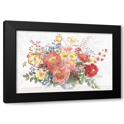 Floral Focus V Black Modern Wood Framed Art Print with Double Matting by Grove, Beth