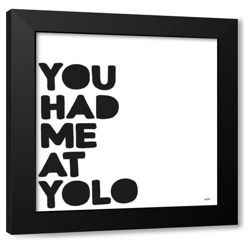 Xennials I Black Modern Wood Framed Art Print by York, Leah