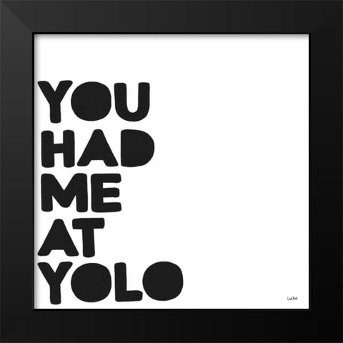 Xennials I Black Modern Wood Framed Art Print by York, Leah