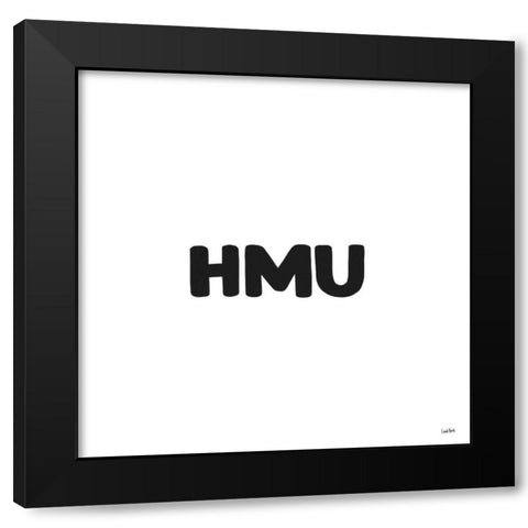 Xennials VI Black Modern Wood Framed Art Print with Double Matting by York, Leah