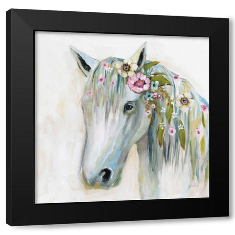 Lovely II Black Modern Wood Framed Art Print by Vertentes, Jeanette