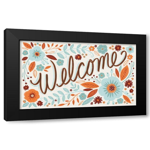 Welcome I Black Modern Wood Framed Art Print by Tavoletti, Anne