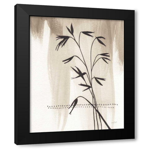Valentine Neutral I Crop Black Modern Wood Framed Art Print by Mack, Lynn