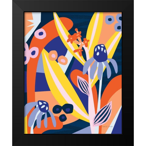 Growing Pains Black Modern Wood Framed Art Print by Gallagher, Megan