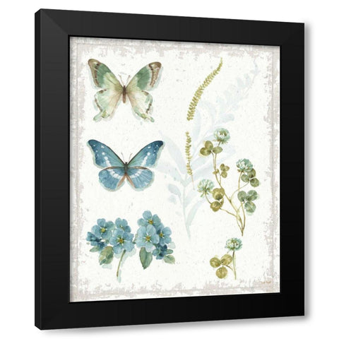 My Greenhouse Botanical IV No Words Black Modern Wood Framed Art Print with Double Matting by Audit, Lisa