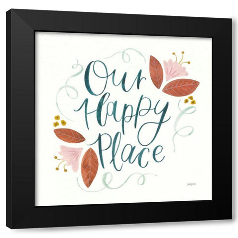 Home Sweet Home II Black Modern Wood Framed Art Print by Jackson, Jenaya
