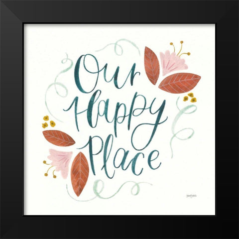 Home Sweet Home II Black Modern Wood Framed Art Print by Jackson, Jenaya