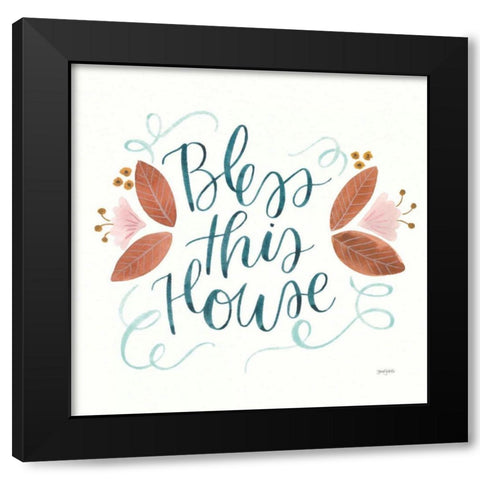 Home Sweet Home IV Black Modern Wood Framed Art Print with Double Matting by Jackson, Jenaya