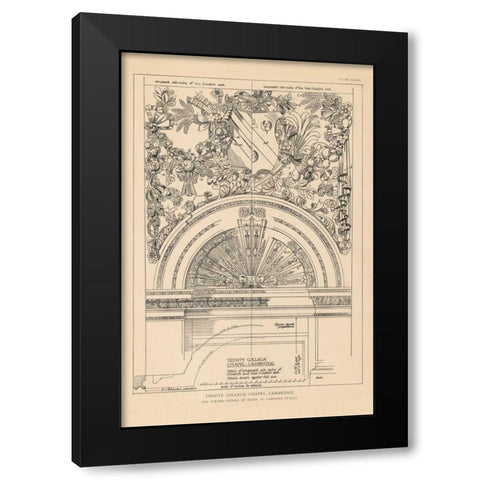 English Renaissance VIII Black Modern Wood Framed Art Print by Wild Apple Portfolio