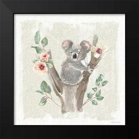 Aussie Love IV Black Modern Wood Framed Art Print by Grove, Beth