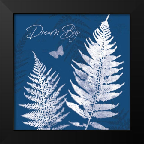 True Blue VI Black Modern Wood Framed Art Print by Pertiet, Katie