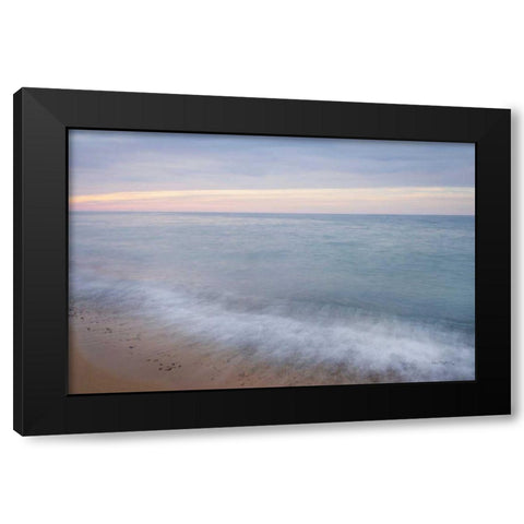 Lake Superior Sky V Black Modern Wood Framed Art Print by Majchrowicz, Alan