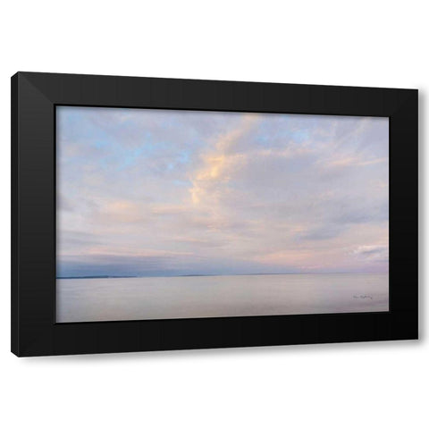 Lake Superior Sky VI Black Modern Wood Framed Art Print with Double Matting by Majchrowicz, Alan