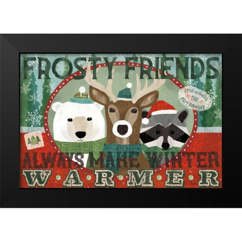 Holiday Likeness I Black Modern Wood Framed Art Print by Charron, Veronique