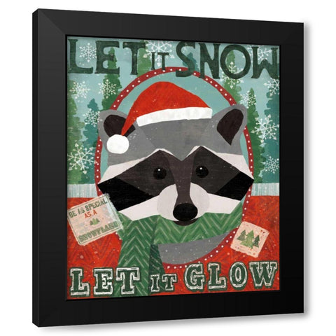 Holiday Likeness IV Black Modern Wood Framed Art Print with Double Matting by Charron, Veronique