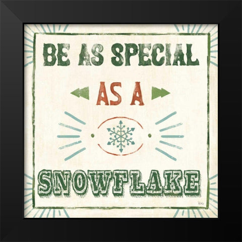 Holiday Likeness VI Black Modern Wood Framed Art Print by Charron, Veronique