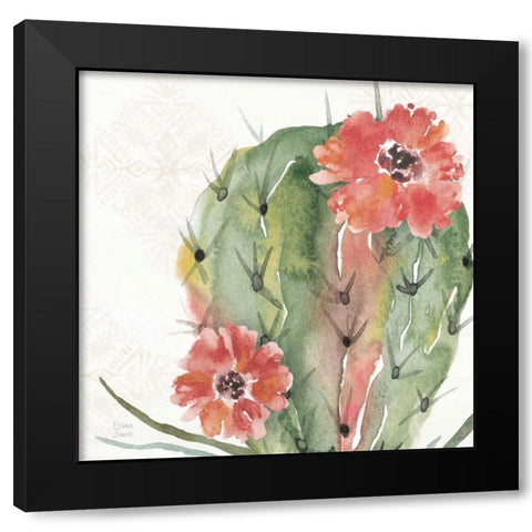 Sweet Southwest V Black Modern Wood Framed Art Print with Double Matting by June, Dina