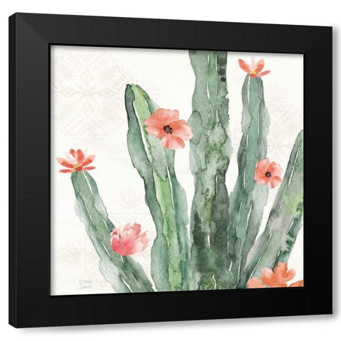 Sweet Southwest VII Black Modern Wood Framed Art Print with Double Matting by June, Dina