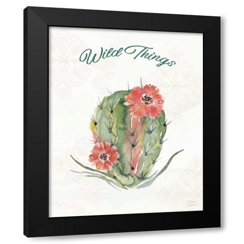 Sweet Southwest XII Black Modern Wood Framed Art Print with Double Matting by June, Dina
